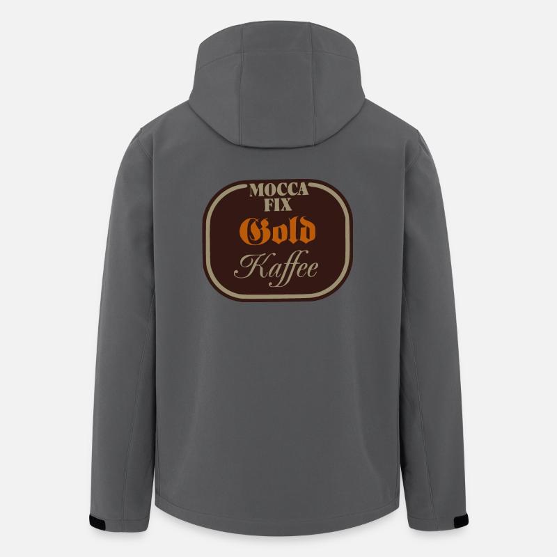 Mocca Fix Gold Coffee - Veste softshell homme en polyester recyclé Stanley/Stella - charbon