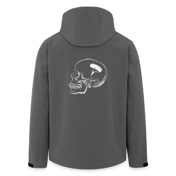 Geschenk Fallschirmspringer Shirt Skydiver T-Shirt - Recycelte Männer Softshell-Jacke von Stanley/Stella - Anthrazit - Hinten - AI Model Male 185 light (185cm)