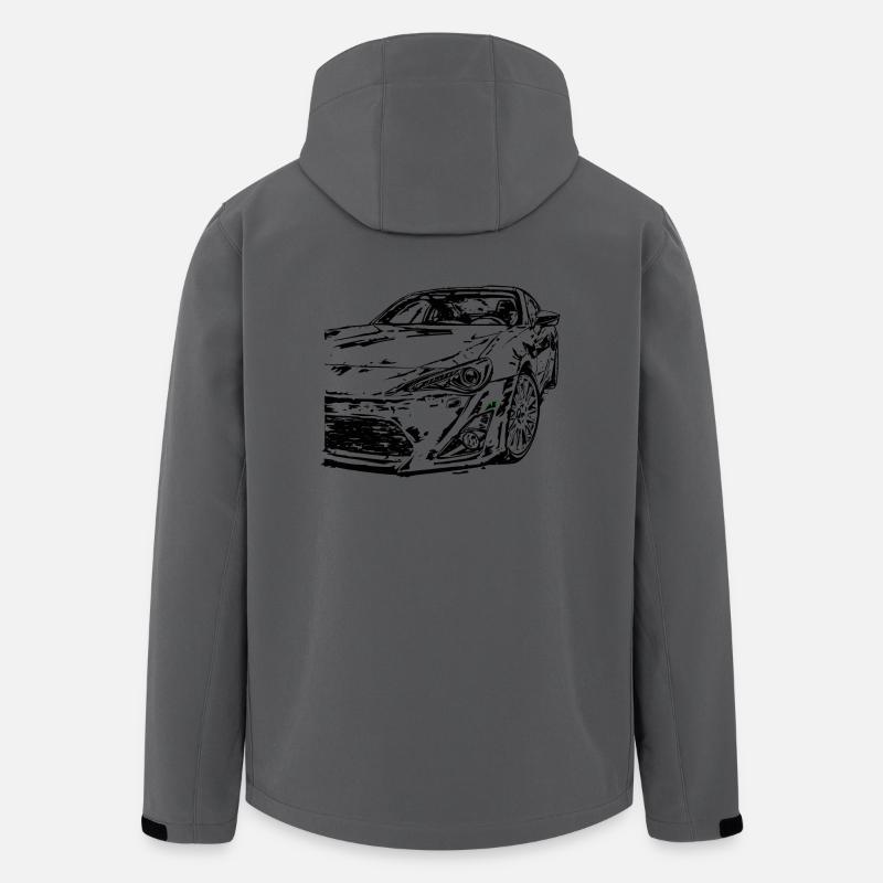 GT86 Dirty - Recycelte Männer Softshell-Jacke von Stanley/Stella - Anthrazit