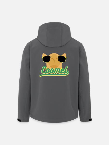 Cute Camel 3 04 - Recycelte Männer Softshell-Jacke von Stanley/Stella - Anthrazit