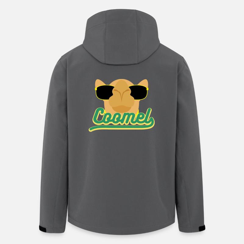 Cute Camel 3 04 - Recycelte Männer Softshell-Jacke von Stanley/Stella - Anthrazit