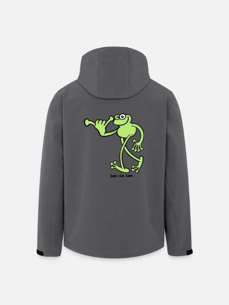 Hawaiian Frog - Men’s Recycled Softshell Jacket by Stanley/Stella - anthracite