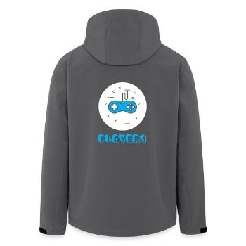 Gamer 1 - Duo Player 1 & 2 Liebe Geschenk Paar - Recycelte Männer Softshell-Jacke von Stanley/Stella - Anthrazit - Hinten - AI Model Male 185 light (185cm)