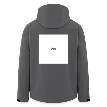 Space - Recycelte Männer Softshell-Jacke von Stanley/Stella - Anthrazit - Hinten - AI Model Male 185 light (185cm)