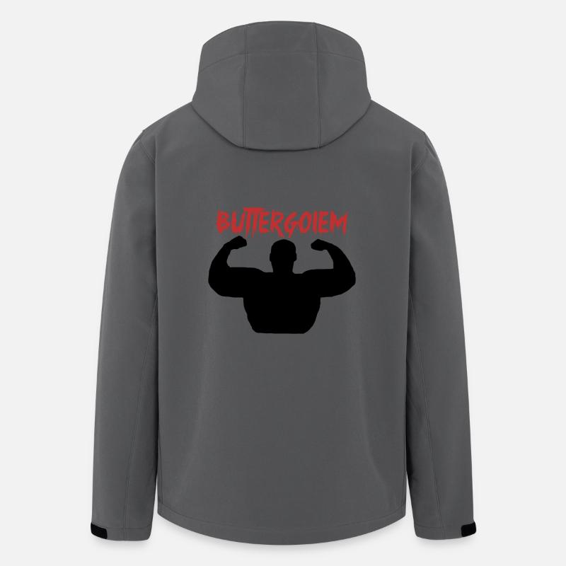 Buttergolem Training Motivation Cadeau - Veste softshell homme en polyester recyclé Stanley/Stella - charbon