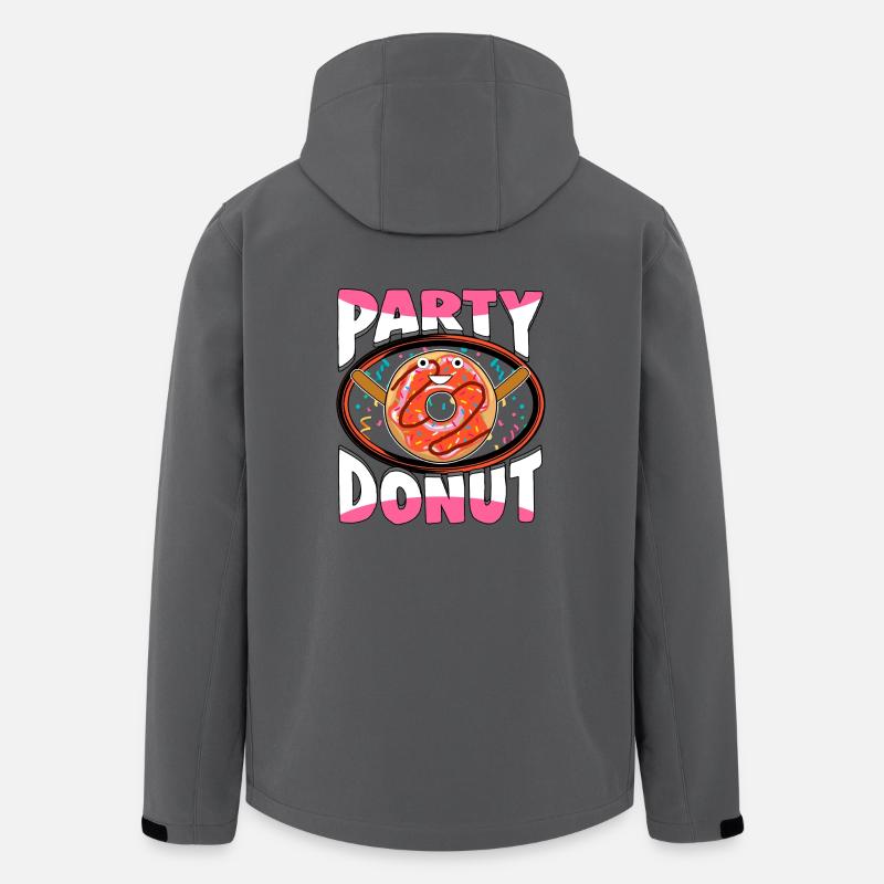 Donut Party - Recycelte Männer Softshell-Jacke von Stanley/Stella - Anthrazit