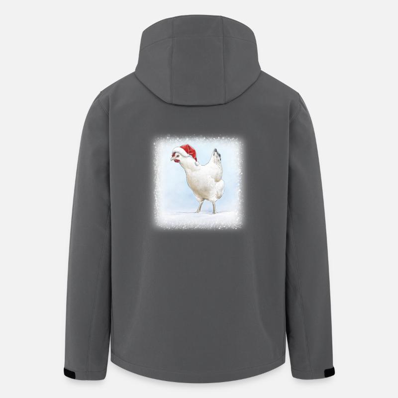 Weihnachtshenne - Recycelte Männer Softshell-Jacke von Stanley/Stella - Anthrazit