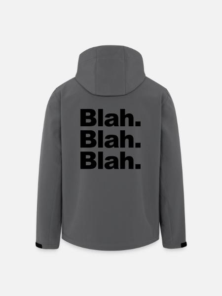 Blah. Blah. Blah. - Recycelte Männer Softshell-Jacke von Stanley/Stella - Anthrazit