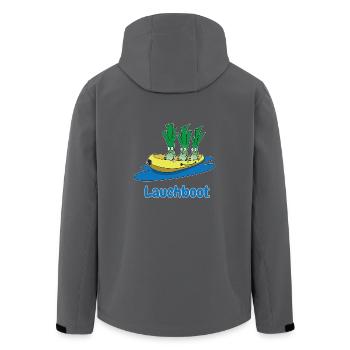 Lauchboot Lauch Schlauchboot Witzige Geschenkidee - Recycelte Männer Softshell-Jacke von Stanley/Stella - Anthrazit - Hinten - AI Model Male 185 light (185cm)