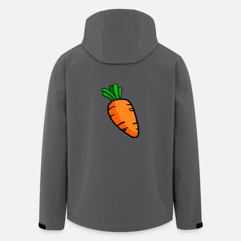 Karotte - Recycelte Männer Softshell-Jacke von Stanley/Stella - Anthrazit