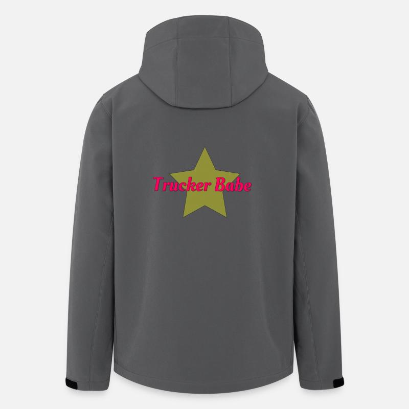 Camionneur bébé - Veste softshell homme en polyester recyclé Stanley/Stella - charbon