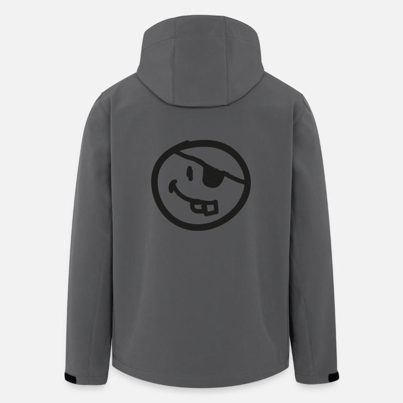 Kleiner Pirat - Recycelte Männer Softshell-Jacke von Stanley/Stella - Anthrazit