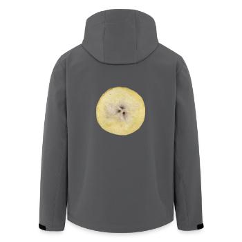 Banane - Recycelte Männer Softshell-Jacke von Stanley/Stella - Anthrazit - Hinten - AI Model Male 185 light (185cm)