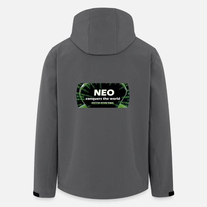 Neo - Recycelte Männer Softshell-Jacke von Stanley/Stella - Anthrazit
