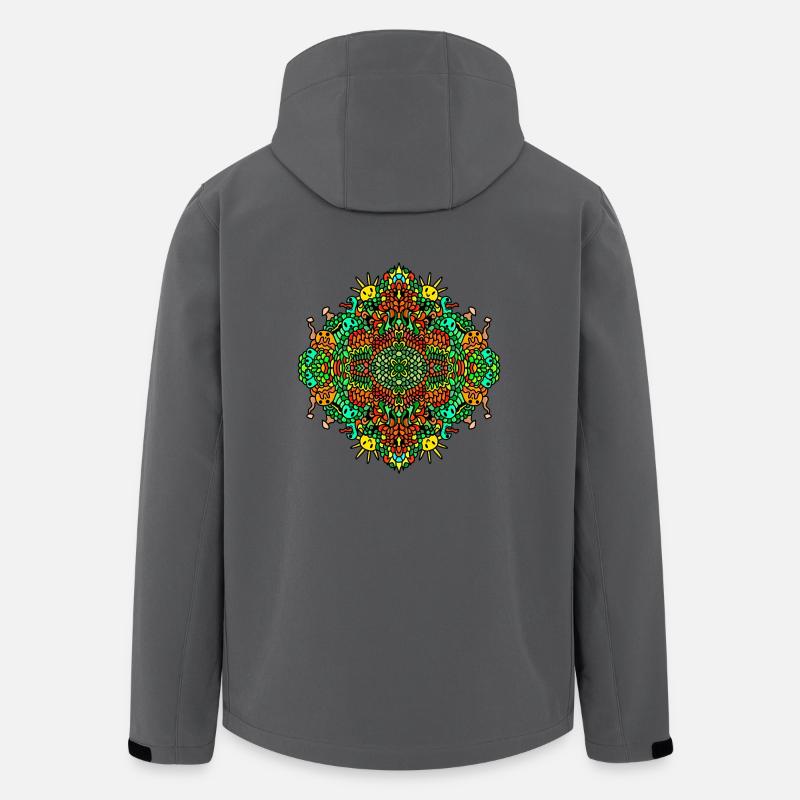 Sommer Farben - Recycelte Männer Softshell-Jacke von Stanley/Stella - Anthrazit