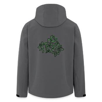 Majoran - Recycelte Männer Softshell-Jacke von Stanley/Stella - Anthrazit - Hinten - AI Model Male 185 light (185cm)
