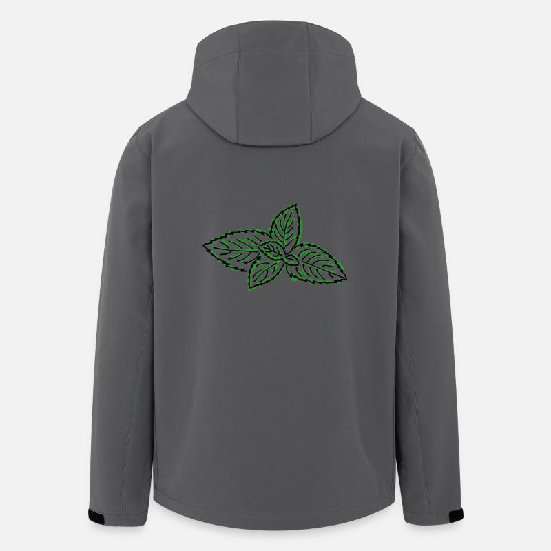 Minze - Recycelte Männer Softshell-Jacke von Stanley/Stella - Anthrazit