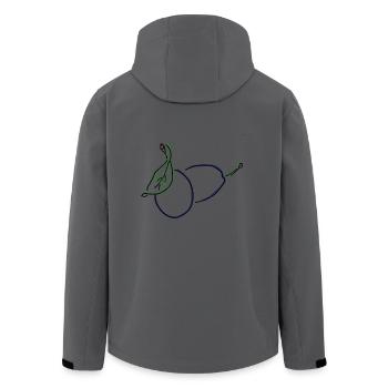 Prune - Veste softshell homme en polyester recyclé Stanley/Stella - charbon - Dos - AI Model Male 185 light (185cm)