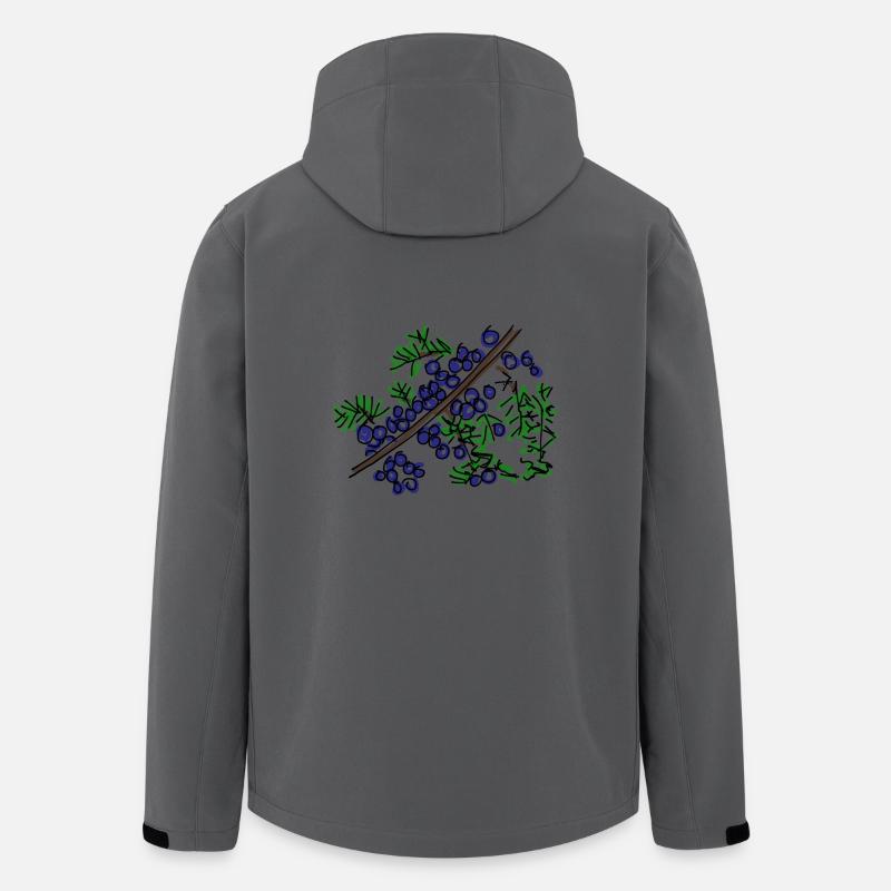 Wacholder - Recycelte Männer Softshell-Jacke von Stanley/Stella - Anthrazit