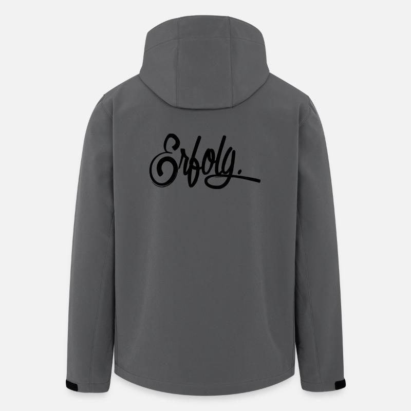 Erfolg - Recycelte Männer Softshell-Jacke von Stanley/Stella - Anthrazit