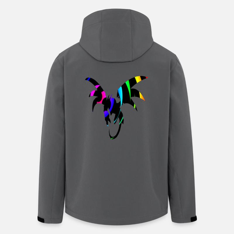 Drachenschleife Dragon Loop - Recycelte Männer Softshell-Jacke von Stanley/Stella - Anthrazit