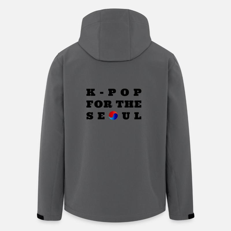 K-Pop for the Seoul - Recycelte Männer Softshell-Jacke von Stanley/Stella - Anthrazit