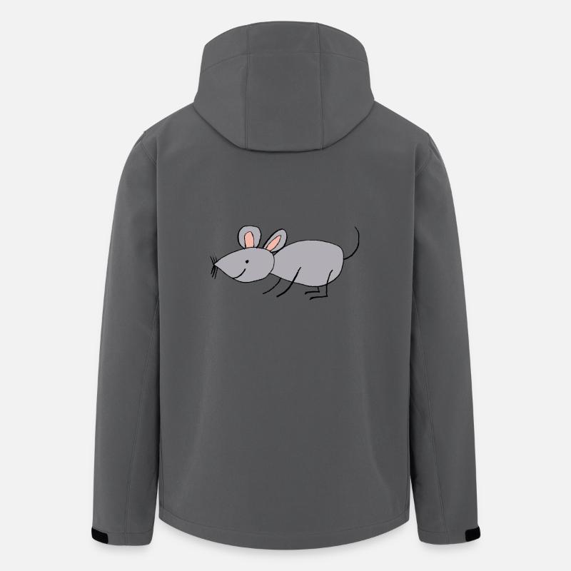Maus - Recycelte Männer Softshell-Jacke von Stanley/Stella - Anthrazit