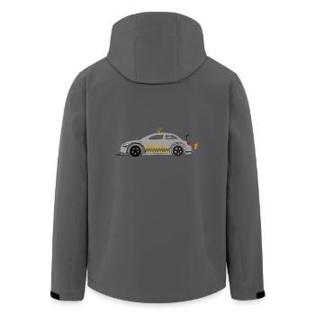 Safety Car Rennwagen Rennauto - Recycelte Männer Softshell-Jacke von Stanley/Stella - Anthrazit - Hinten - AI Model Male 185 light (185cm)