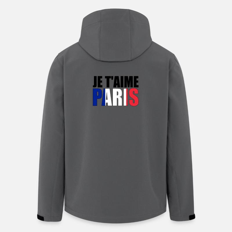 PARIS - Recycelte Männer Softshell-Jacke von Stanley/Stella - Anthrazit