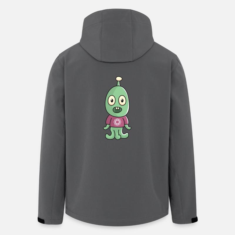 Alien - Recycelte Männer Softshell-Jacke von Stanley/Stella - Anthrazit