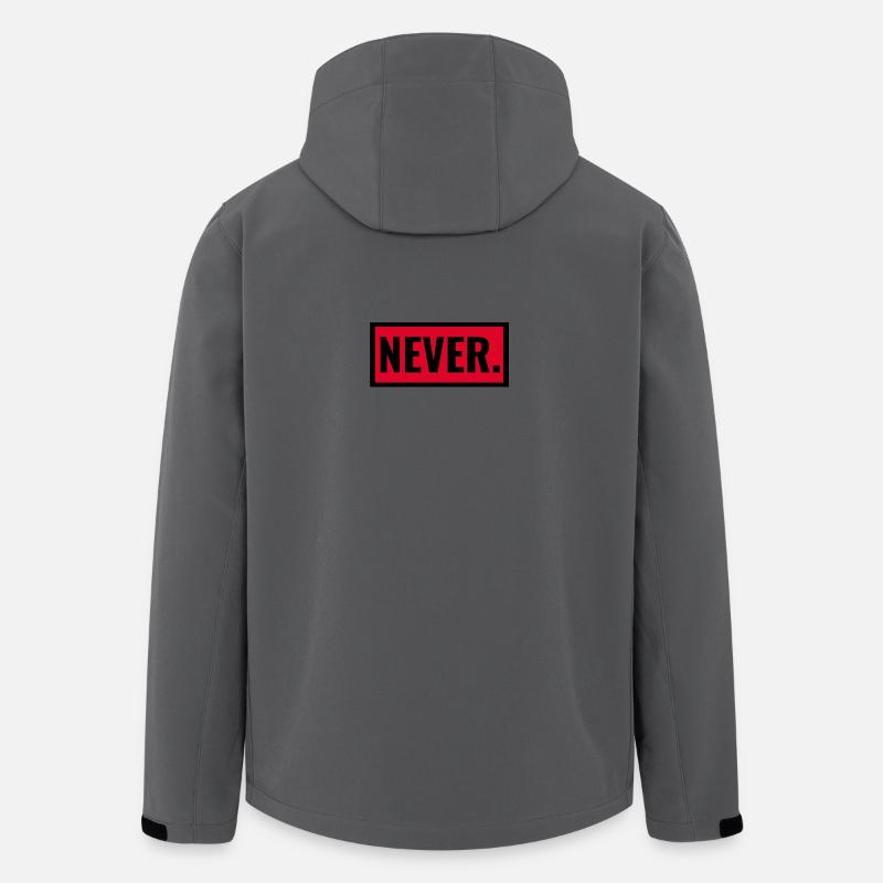 Never - Recycelte Männer Softshell-Jacke von Stanley/Stella - Anthrazit