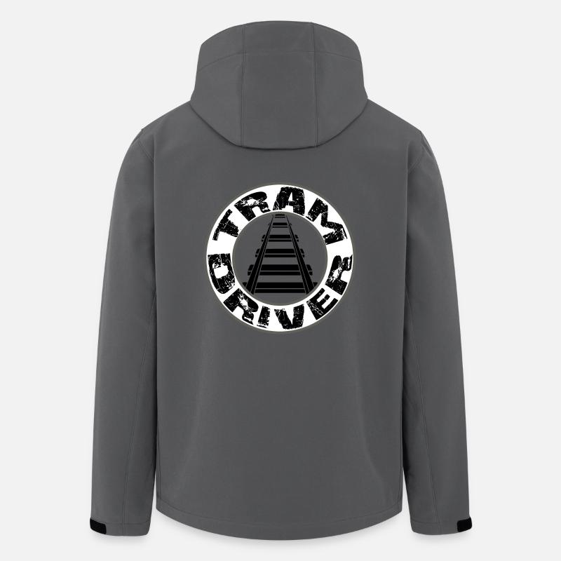 Tram Driver Round logo - Men’s Recycled Softshell Jacket by Stanley/Stella - anthracite
