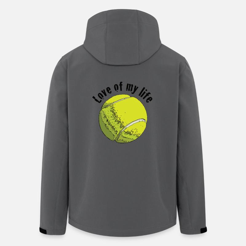 tennislove1 - Recycelte Männer Softshell-Jacke von Stanley/Stella - Anthrazit
