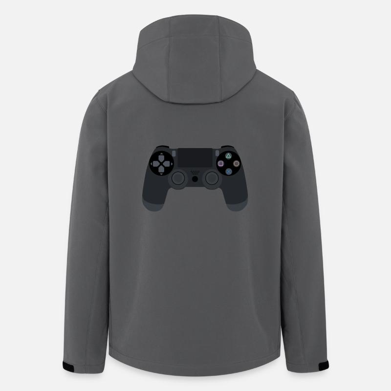 Game Controller - Recycelte Männer Softshell-Jacke Discoverer von Stanley/Stella - Anthrazit