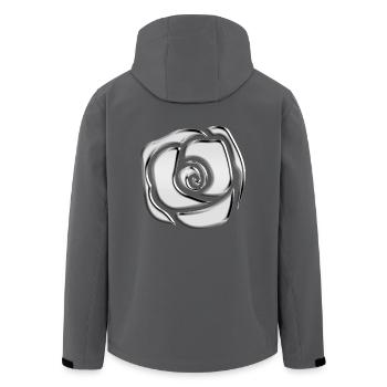 Chrome Rose T-Shirt - Recycelte Männer Softshell-Jacke von Stanley/Stella - Anthrazit - Hinten - AI Model Male 185 light (185cm)