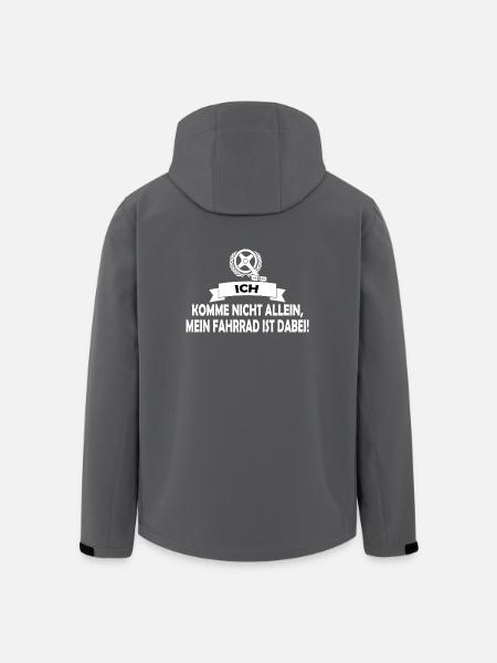 Fahrrad - Recycelte Männer Softshell-Jacke von Stanley/Stella - Anthrazit