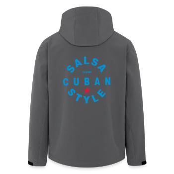 Salsa Cuban Style - Salsa Dance Fashion - Recycelte Männer Softshell-Jacke von Stanley/Stella - Anthrazit - Hinten - AI Model Male 185 light (185cm)