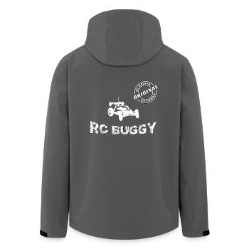 RC Buggy Vater Sohn Tochter Geschenk Original - Recycelte Männer Softshell-Jacke von Stanley/Stella - Anthrazit - Hinten - AI Model Male 185 light (185cm)