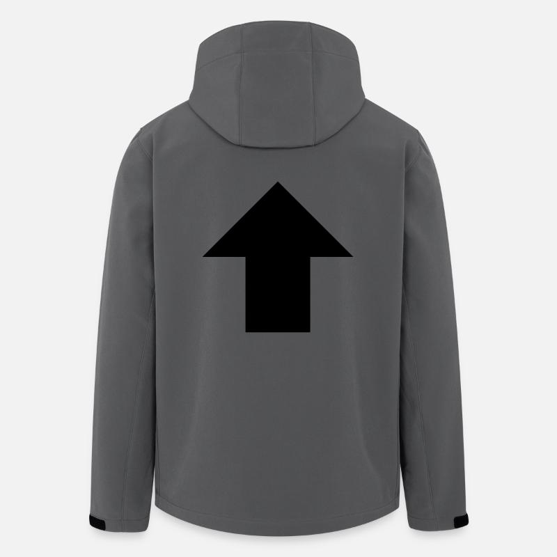 arrow full up - Recycelte Männer Softshell-Jacke von Stanley/Stella - Anthrazit