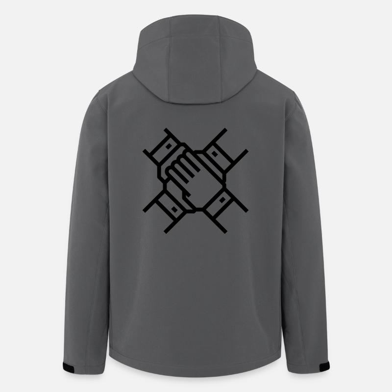 Hands team cohesion gift idea - Men’s Recycled Softshell Jacket by Stanley/Stella - anthracite