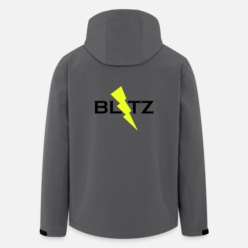 BLITZ - Recycelte Männer Softshell-Jacke von Stanley/Stella - Anthrazit