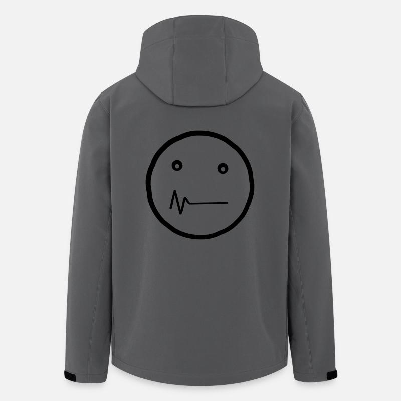 Detrill Smiley - Veste softshell homme en polyester recyclé Stanley/Stella - charbon