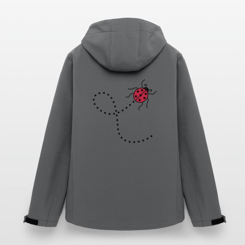 line dashed path path ladybug small sues Men’s Recycled Softshell Jacket Discoverer by Stanley/Stella