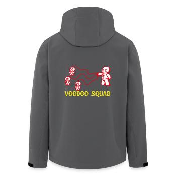 Voodoo Squad - Recycelte Männer Softshell-Jacke von Stanley/Stella - Anthrazit - Hinten - AI Model Male 185 light (185cm)