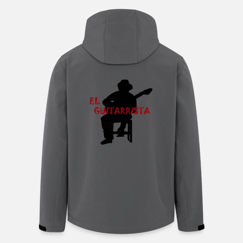 El Guitarrista - Recycelte Männer Softshell-Jacke von Stanley/Stella - Anthrazit