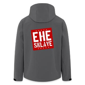Ehe Sklave Hochzeit Jga - Recycelte Männer Softshell-Jacke von Stanley/Stella - Anthrazit - Hinten - AI Model Male 185 light (185cm)