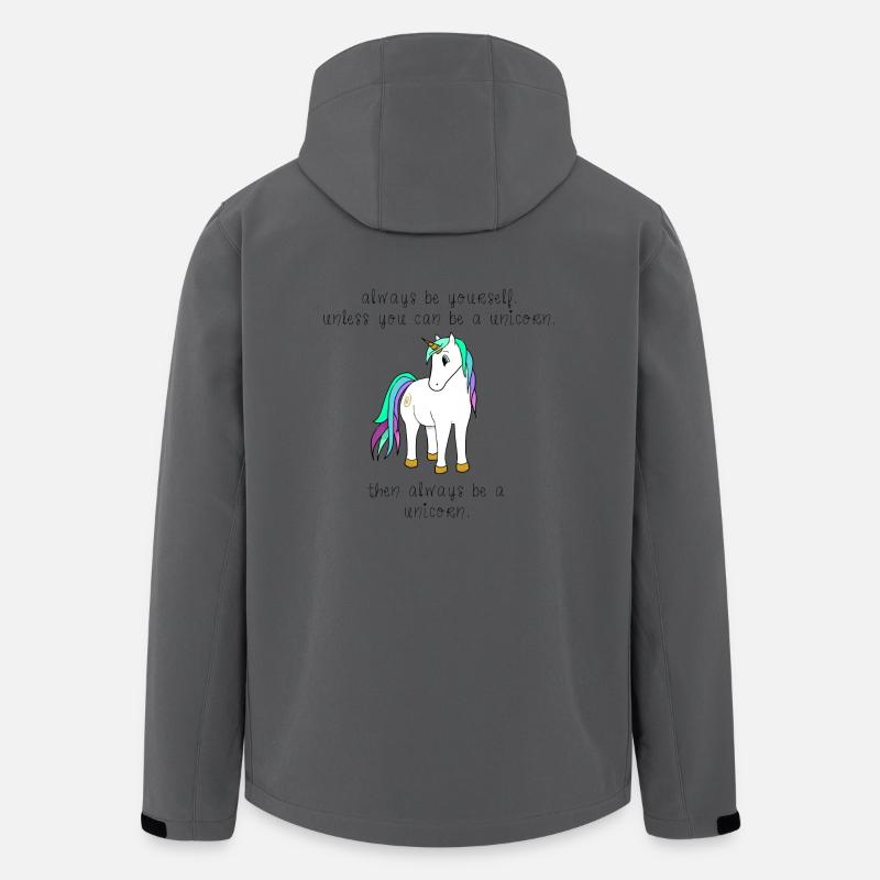 Soyez toujours vous-même. - Veste softshell homme en polyester recyclé Stanley/Stella - charbon