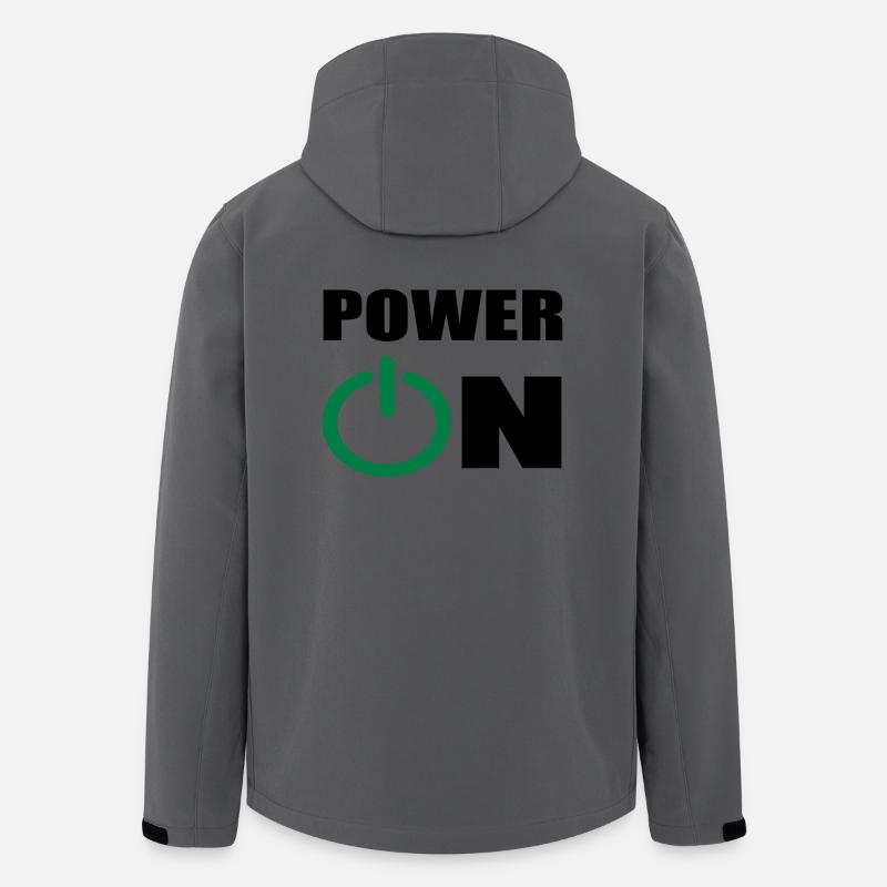 allumer - Veste softshell homme en polyester recyclé Stanley/Stella - charbon