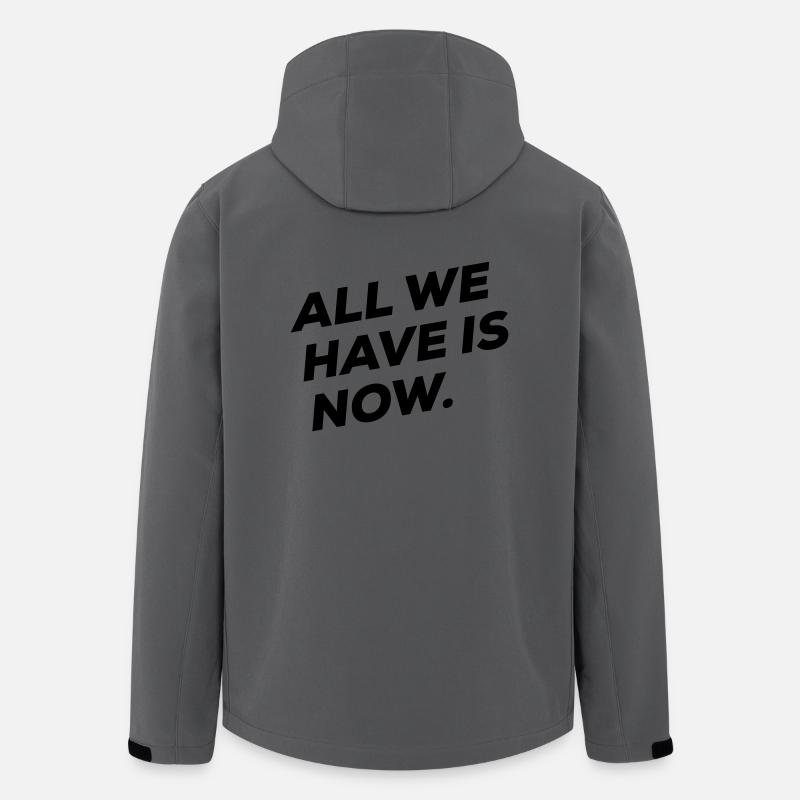 All we have is NOW - Veste softshell homme en polyester recyclé Stanley/Stella - charbon