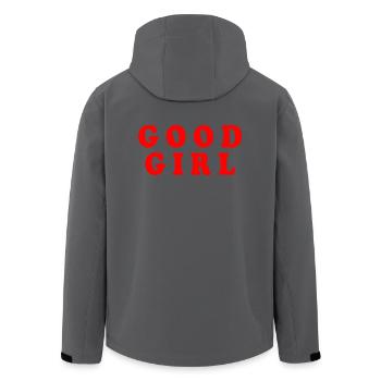 Good girl - Recycelte Männer Softshell-Jacke von Stanley/Stella - Anthrazit - Hinten - AI Model Male 185 light (185cm)